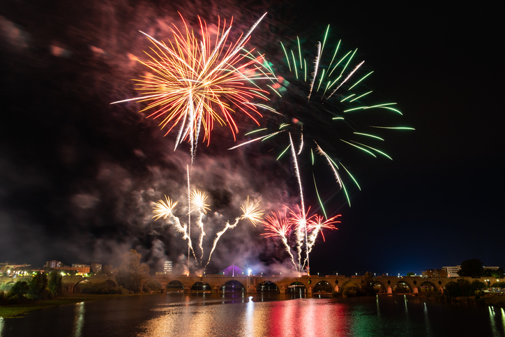 fireworks for 4th of July celebration event